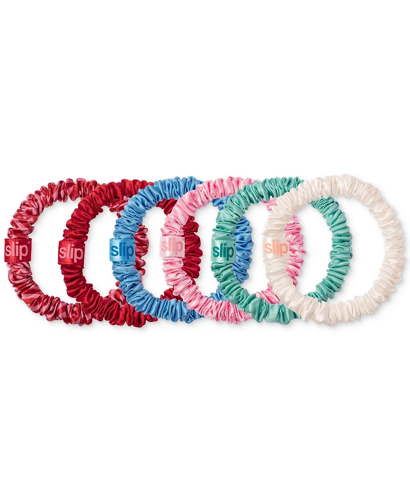 Slip 7-Pc. Pure Silk Skinny Scrunchies Set