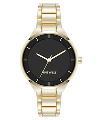 Nine West Women's Quartz and Gold-Tone Metal Alloy Watch