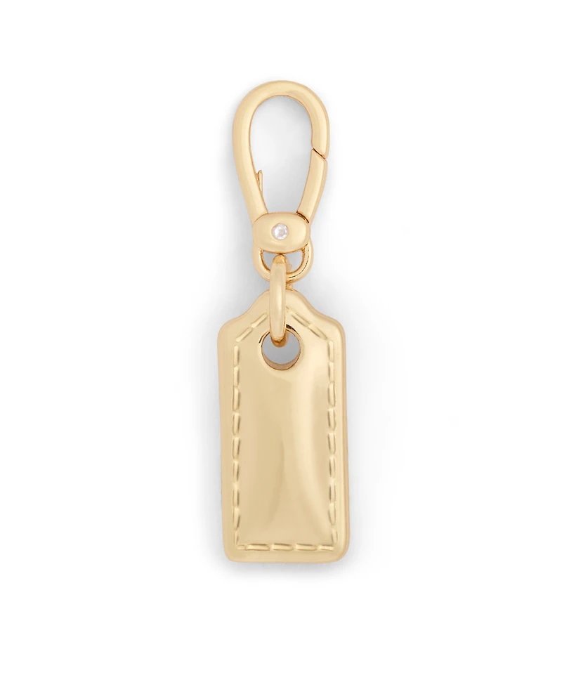 Coach Gold Collectible Signature Stitched Hangtag Charms