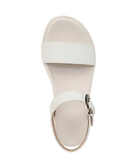 Soul Naturalizer Women's Emma Block Heel Footbed Flat Sandals