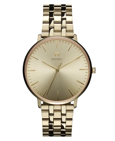 Mvmt Men's Legacy Slim Gold Tone Stainless Steel Bracelet Watch, 42mm