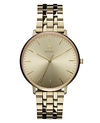 Mvmt Men's Legacy Slim Gold Tone Stainless Steel Bracelet Watch, 42mm