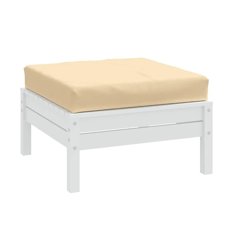 Pallet Cushion Melange Beige 23.6"x23.6"x3.7" Fabric