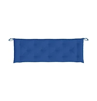 Garden Bench Cushions 2 pcs Blue 59.1"x19.7"x2.8" Oxford Fabric