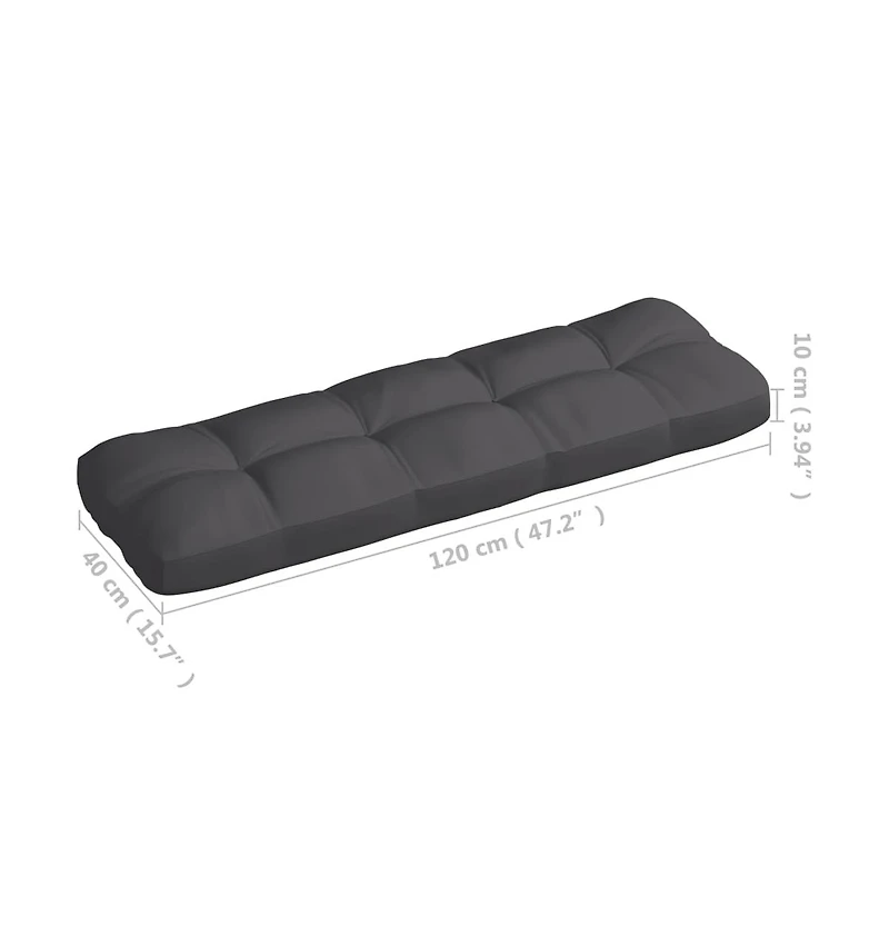 Pallet Sofa Cushions 7 pcs Anthracite