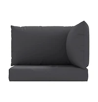 Pallet Cushions 3 pcs Anthracite Oxford Fabric