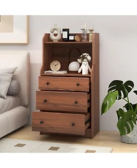 Modern Storage Dresser with Anti-toppling Device