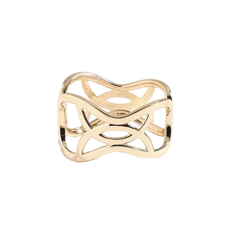 Abstract Curve Bracelet