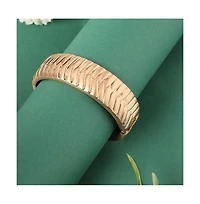 Metallic Herringbone Bracelet