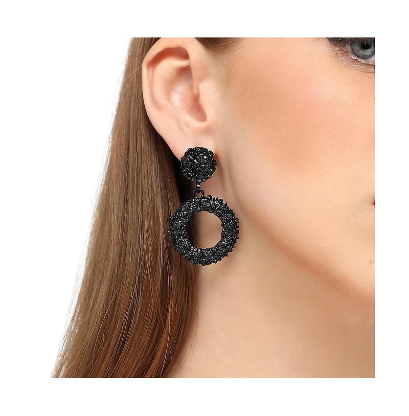 Corroded Drop Earrings