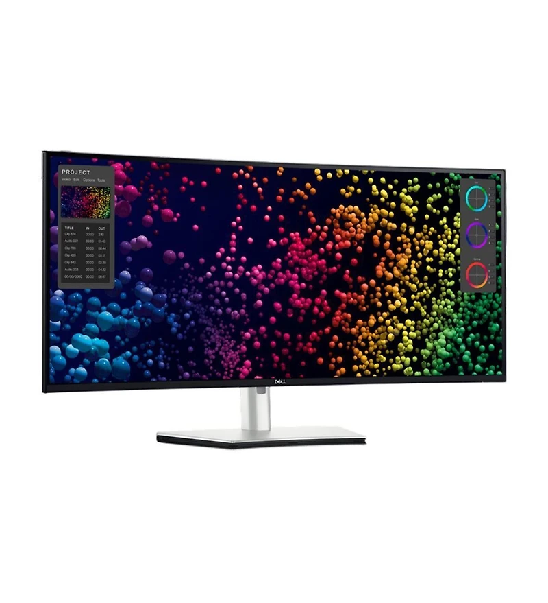 Dell UltraSharp U4025QW 40 Inch Curved Thunderbolt Silver Hub Monitor