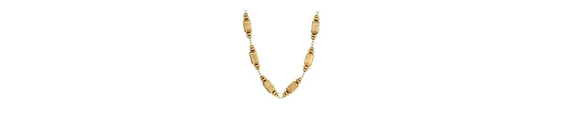 2028 Gold-Tone Textured Collar Necklace