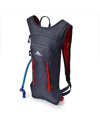 High Sierra HydraHike 2.0 4L Hydration Water Backpack, Gray & Red