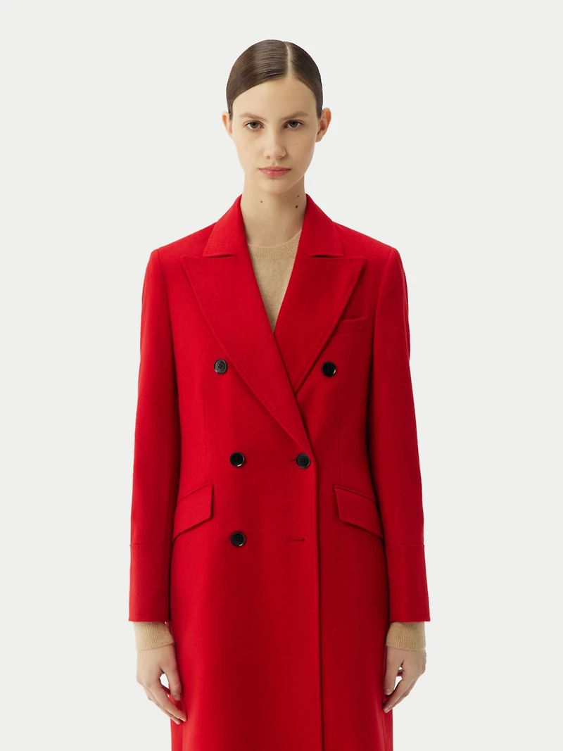 Gobi Cashmere Women's Cashmere Peak Lapel Long Coat