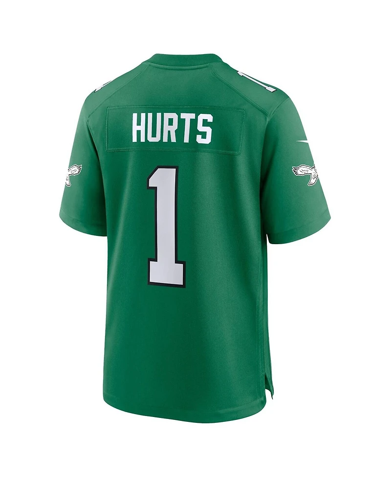 Nike Men's Jalen Hurts Kelly Green Philadelphia Eagles Alternate Game Player Jersey