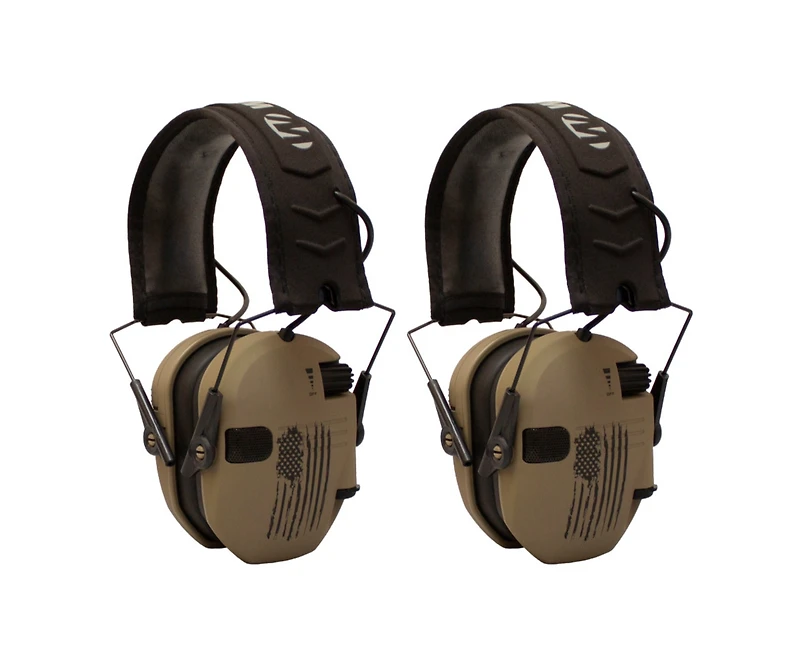 Walker s Razor Shooting Muffs (Distressed Flag) -Pack