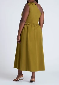 Eloquii Women's Elements Maxi One Shoulder Dress