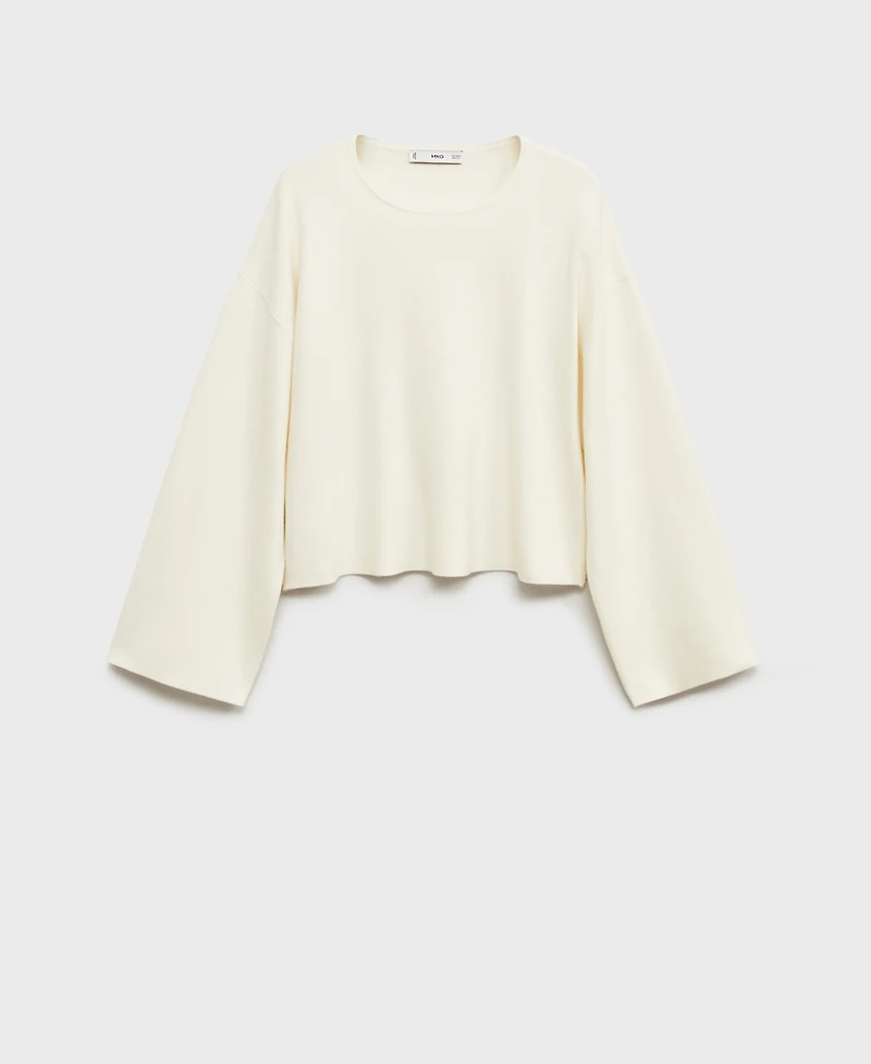 Mango Women's Oversized Sleeve Knitted Sweater