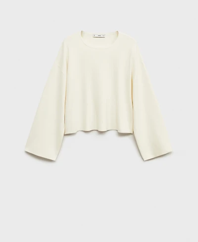 Mango Women's Oversized Sleeve Knitted Sweater