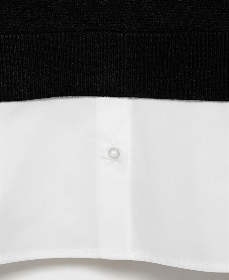 Mango Women's Combined Knitted Sweater