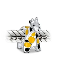 Bling Jewelry Orange Black Jungle Zoo Animal Charm Bead European Bracelet Sterling Silver