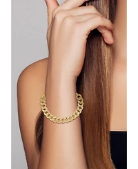 Rachel Zoe Sterling Silver Adjustable Baguette Curb Bracelet