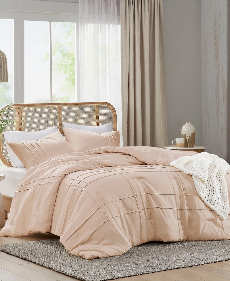 510 Design Porter Pleated 3-Pc. Comforter Set, California King