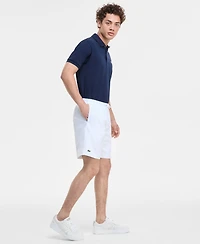 Lacoste Men's Diamante-Print 8" Sport Drawstring Shorts