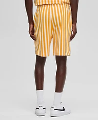 Mode of One Men's Vertical Stripe Terry Shorts, Exclusively at Macy's