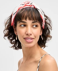 On 34th Pleated Geo-Dot Square Scarf, Exclusively at Macy's