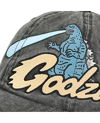 Godzilla Men's Embroidered Pigment Dyed Adjustable Dad Hat