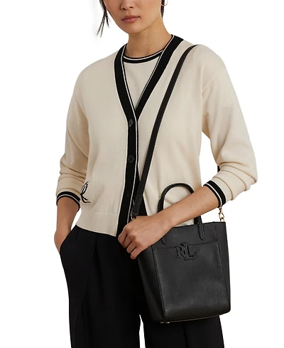 Lauren Ralph Lauren Pebbled Leather Small Cameryn Tote Bag