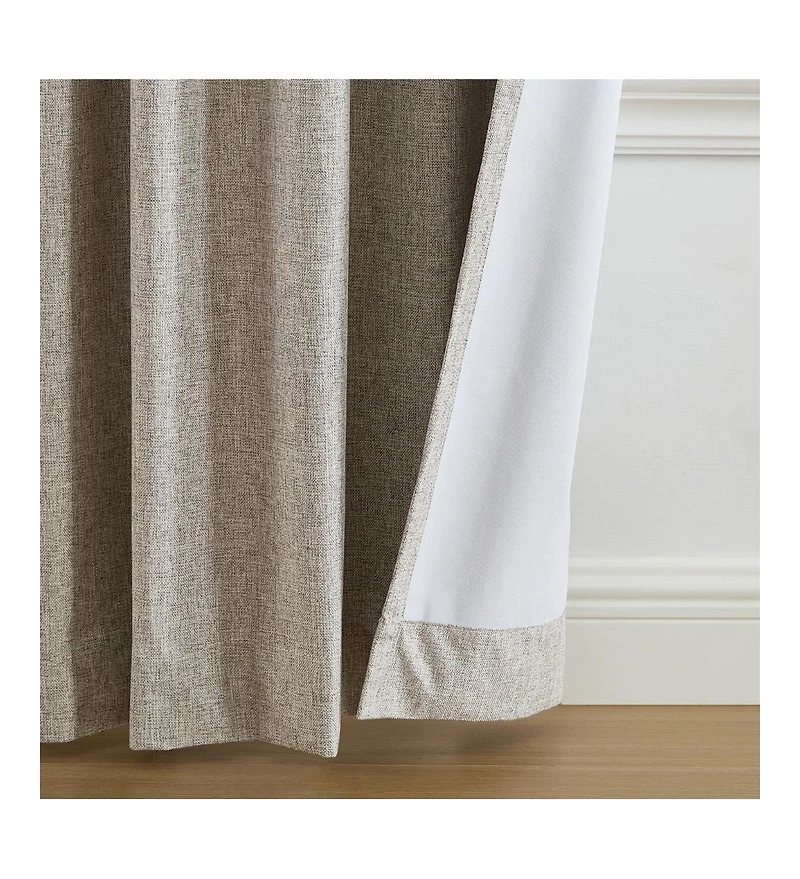 Elrene Home Fashions Solace Solid Max-Blackout Window Curtain Panel