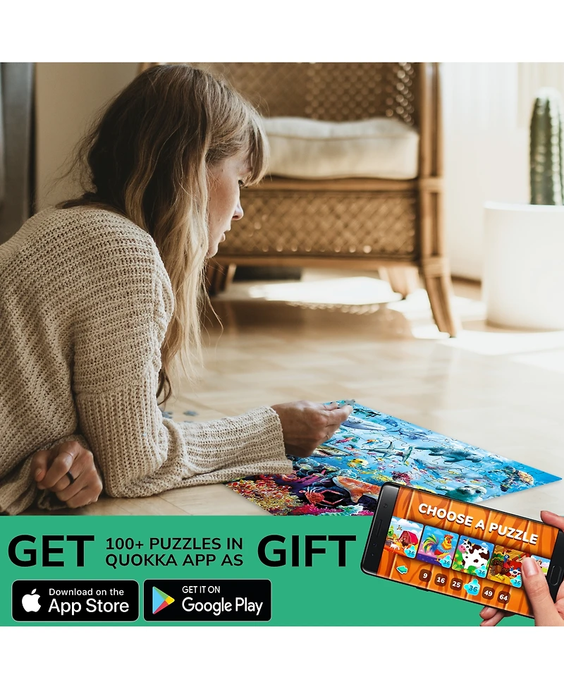 Quokka 100 Pcs Jigsaw Puzzles for Kids 4-6