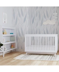 Westwood Design Rowan Modern Wood Cottage Crib in Ash Linen White Finish