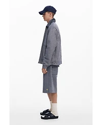 Desigual Men's Baggy striped Bermuda shorts