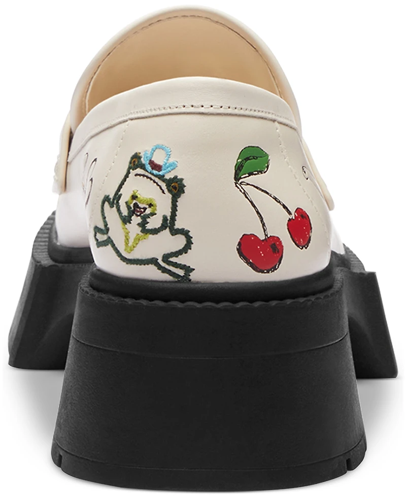 Coach Women's Leah Platform Sketch Loafer Flats