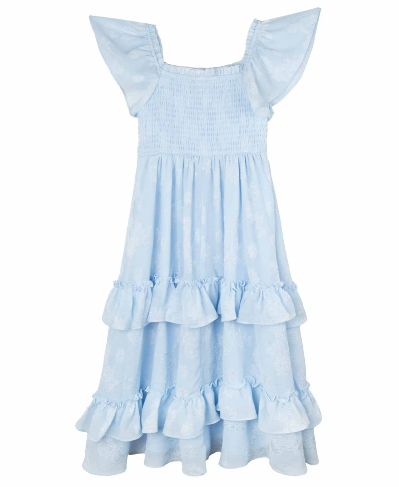 Rare Editions Little and Toddler Girls Floral Chiffon Dress