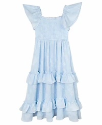 Rare Editions Little and Toddler Girls Floral Chiffon Dress