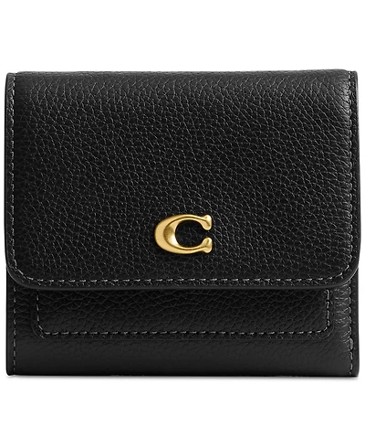 Coach Mila Small Leather Flap Wallet