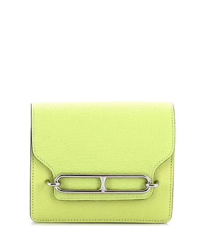 Pre-Owned Hermes Roulis Slim Wallet Chevre Mysore