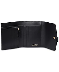 Lauren Ralph Lauren Pebbled Leather Small Cameryn Flap Wallet