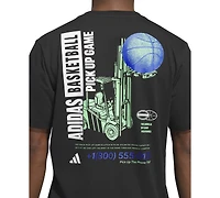 adidas Men's Pick Up Game Graphic Crewneck T-Shirt