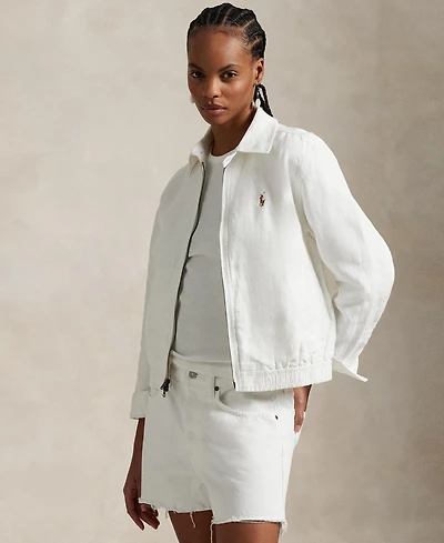 Polo Ralph Lauren Women's Linen Windbreaker