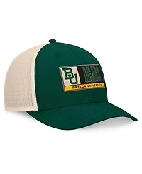 Top of the World Men's Green/Natural Baylor Bears Bennett Trucker Adjustable Hat