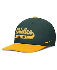 Nike Men's Green/Gold Athletics Pro Performance Snapback Hat