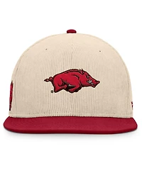 Fanatics Men's Tan Arkansas Razorbacks Catcher Snapback Hat