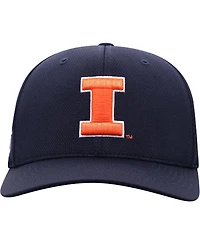 Men's Top of The World Navy Illinois Fighting Illini Reflex Logo Flex Hat