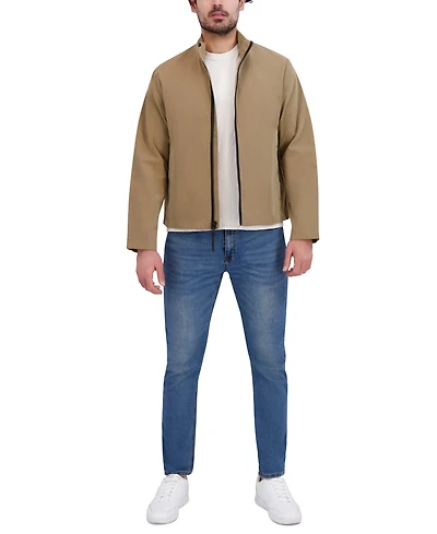 Robert Graham Men's Lightweight Peached Stand Collar Jacket