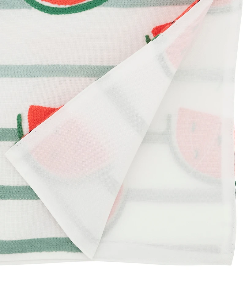 Saro Lifestyle Refreshing Watermelon Slice Table Runner, 16" x 70"
